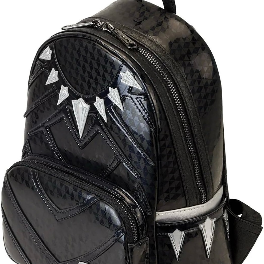 NWT Marvel Black Panther Loungefly Mini Backpack - Picture 4 of 6